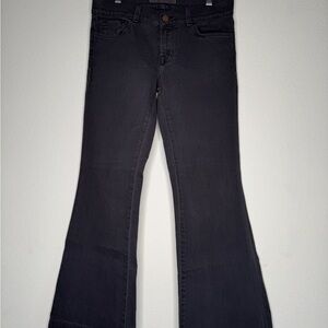 J Brand Black Flare Wide Leg Jeans